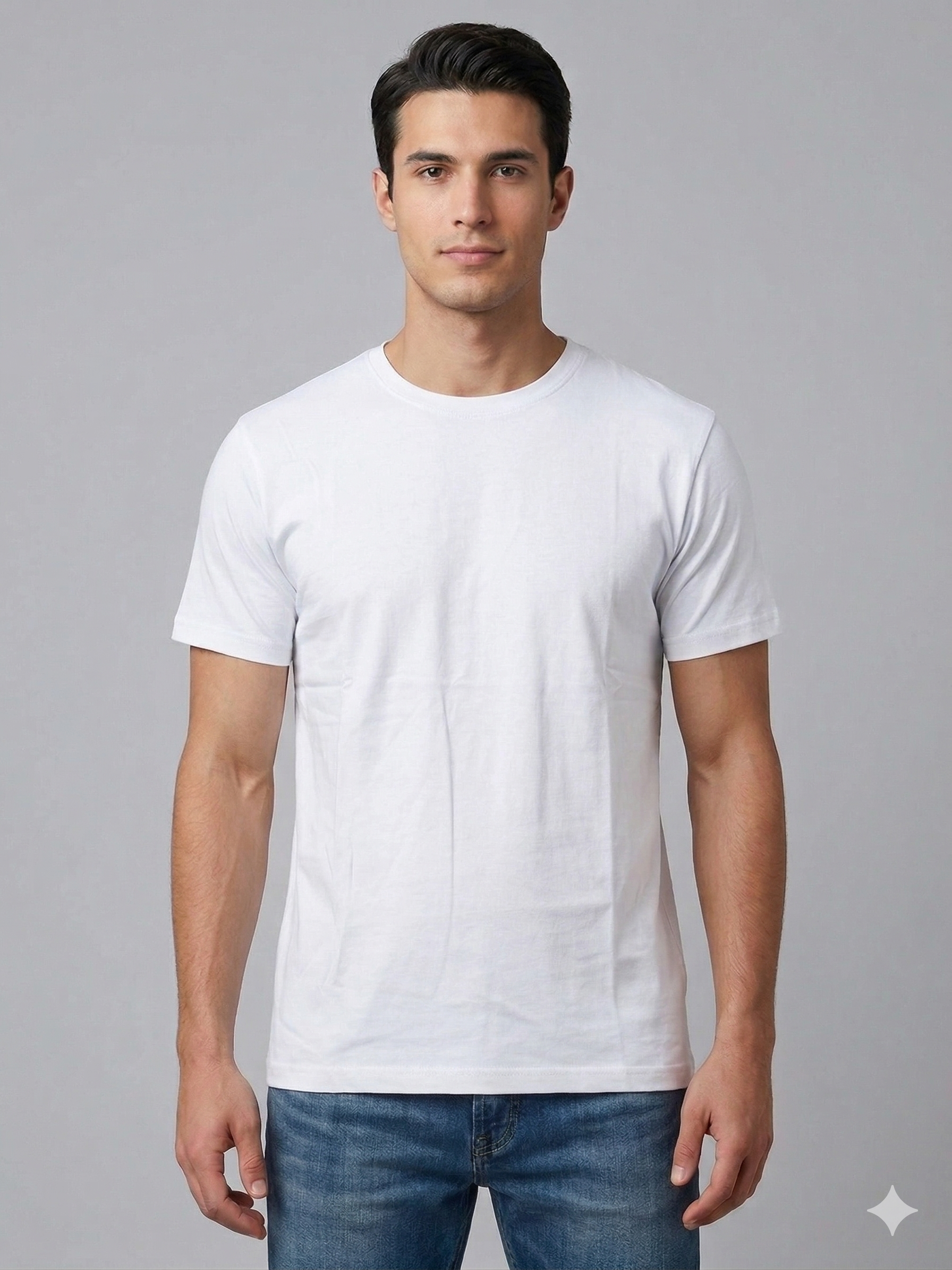 Beyaz pike likralı tshirt (Kopya) (Kopya)