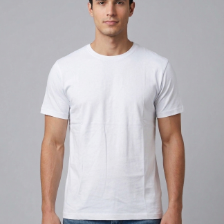 Beyaz Basic Tshirt %100 Pamuk