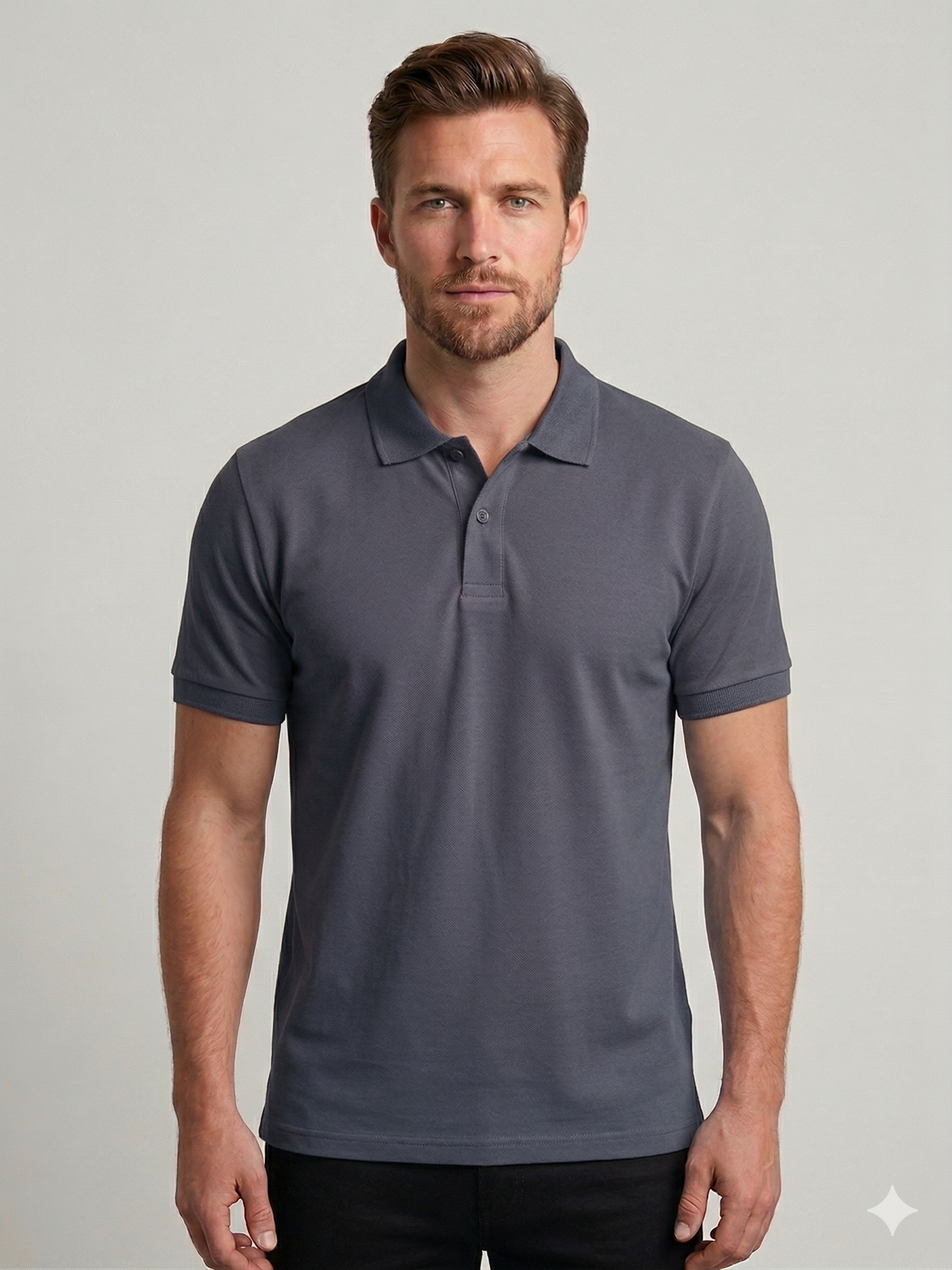 Füme Polo likralı pike